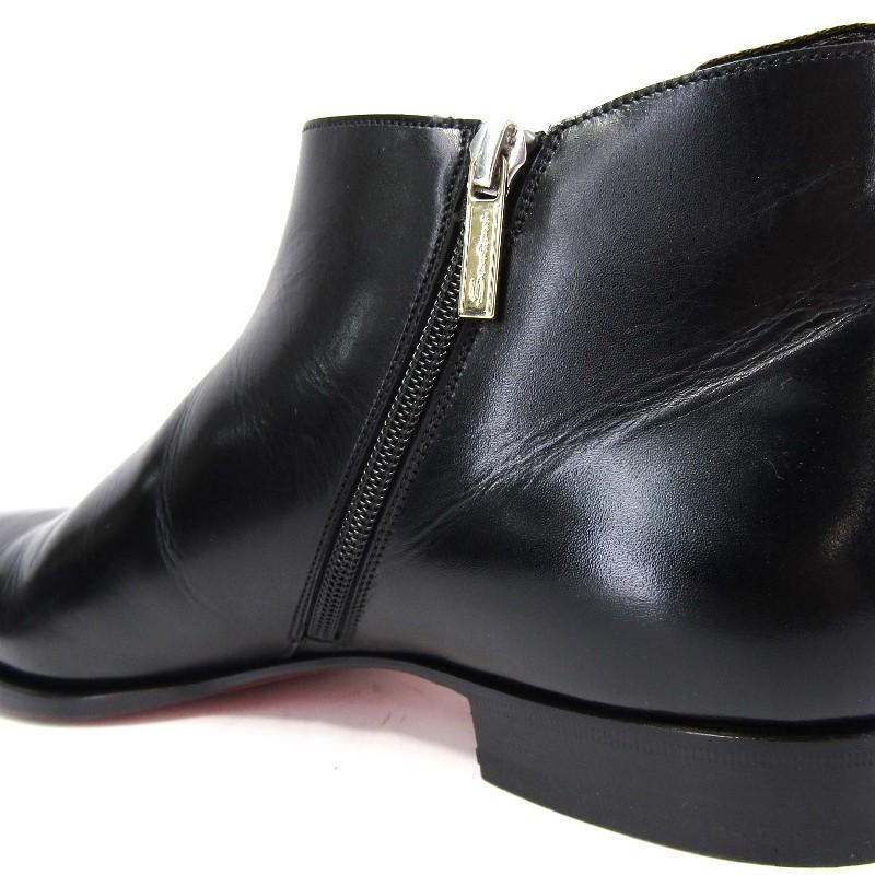 良品 Santoni サントーニ サイドジップ ストラップブーツ B06C 良品 Santoni サントーニ サイドジップ ストラップブーツ B06C