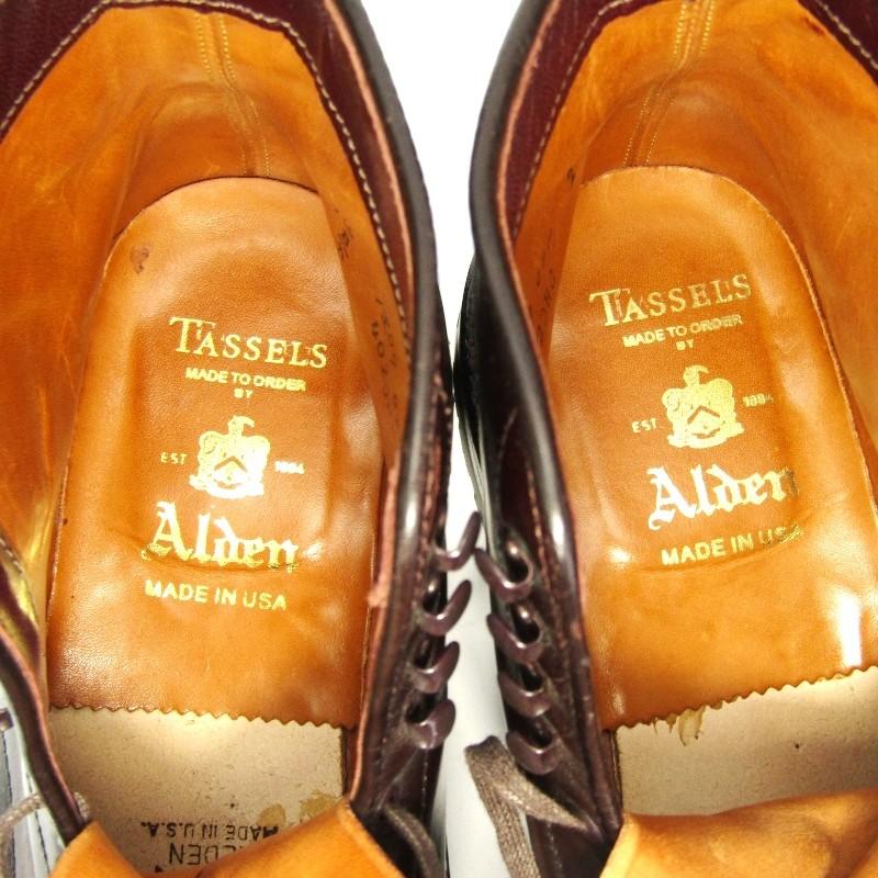 ALDEN × Tassels オールデン タンカーブーツ 4020HC コードバン ALDEN × Tassels オールデン タンカーブーツ 4020HC コードバン