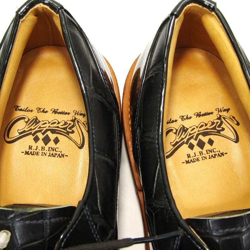 未使用 R.J.B CLIPPERS アールジェイビー FLAT LOW SHOES L-103 未使用 R.J.B CLIPPERS アールジェイビー FLAT LOW SHOES L-103