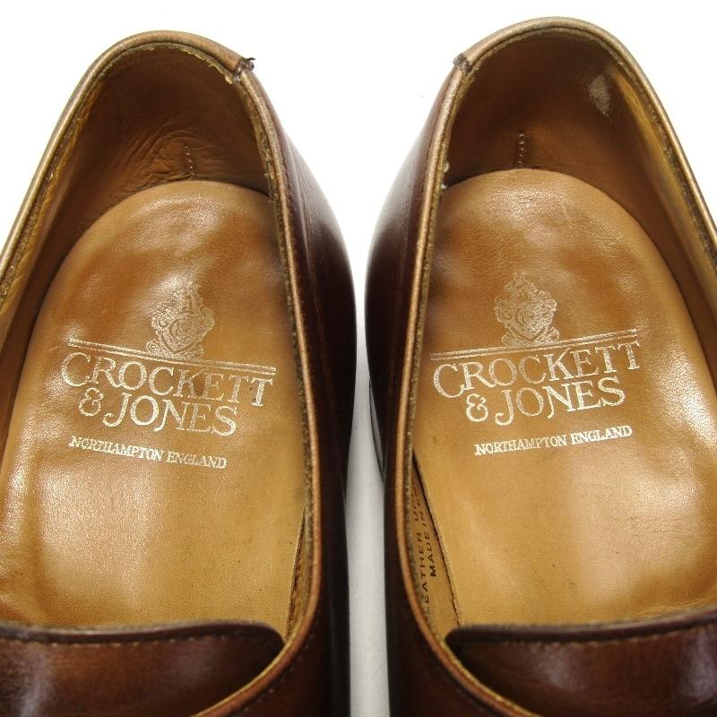 クロケットアンドジョーンズ　PORTSMOUTH モンクストラップ　ブラウン クロケットアンドジョーンズ PORTSMOUTH ブラウンモンクストラップ