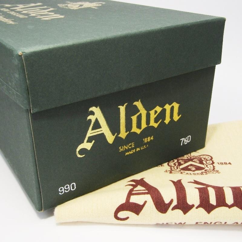 ALDEN 未使用 Alden オールデン 990 プレーントゥ シェルコード