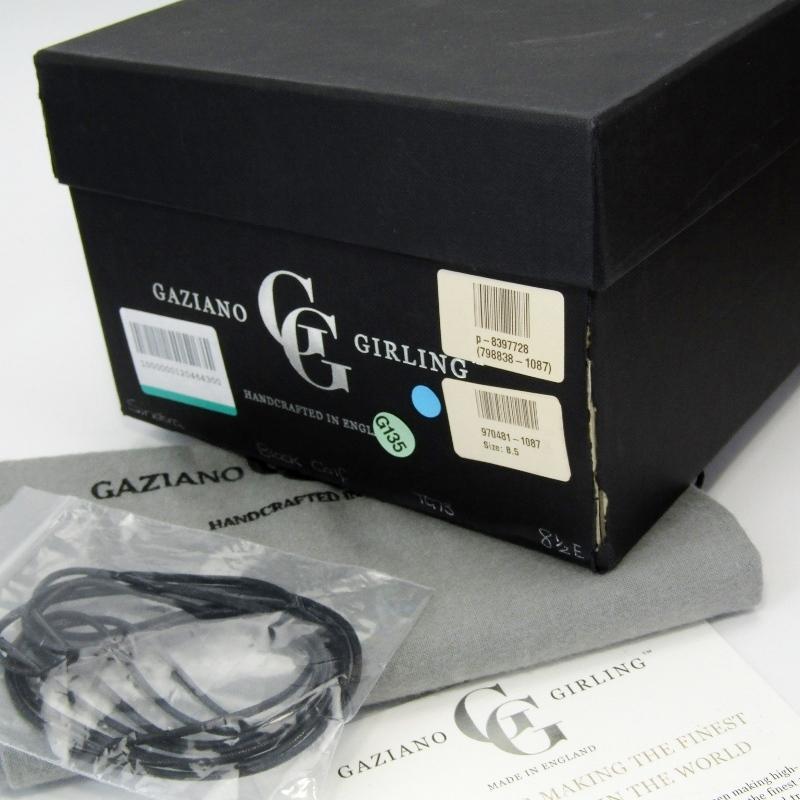 未使用 GAZIANO&GIRLING ガジアーノ&ガーリング ホールカット 未使用 GAZIANO&GIRLING ガジアーノ&ガーリング ホールカット