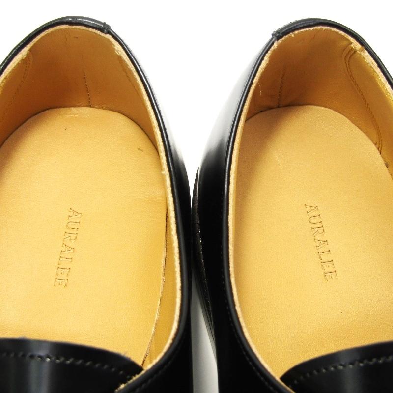 未使用 AURALEE オーラリー LEATHER SHOES MADE BY FOOT THE 未使用 AURALEE オーラリー LEATHER SHOES MADE BY FOOT THE
