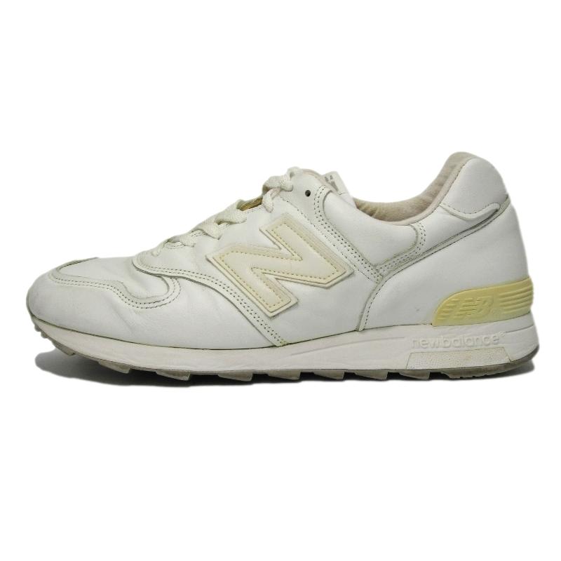 観賞用 new balance ニューバランス M1400JWT ランニングシューズ オールスムースレザー USA製 白 28cm 箱付 10005504｜classic