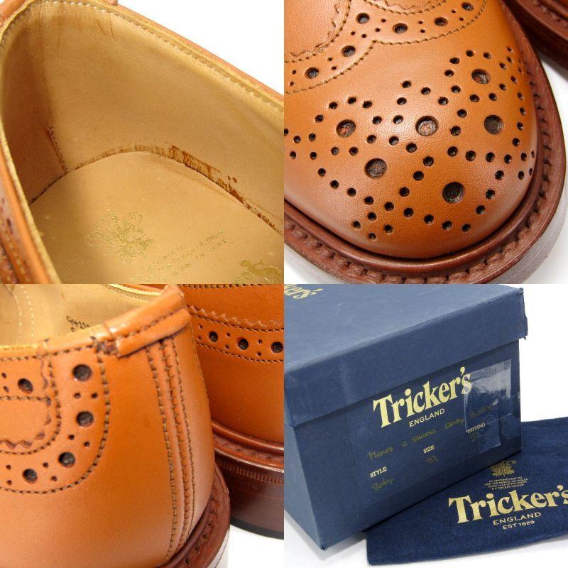 Tricker's 未使用 トリッカーズ UK8.5 ブローグシューズ 8064