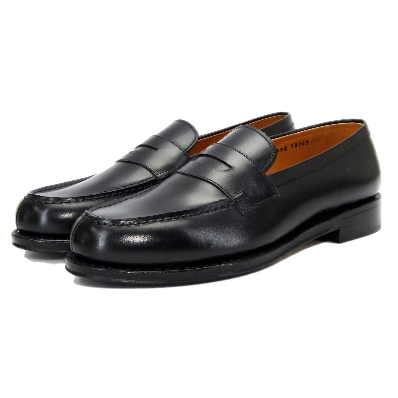 【美品・別注】ジャランスリウァヤ 98998 ペニーローファー 革靴 黒 美品・別注】ジャランスリウァヤ 98998 ペニーローファー 革靴 黒
