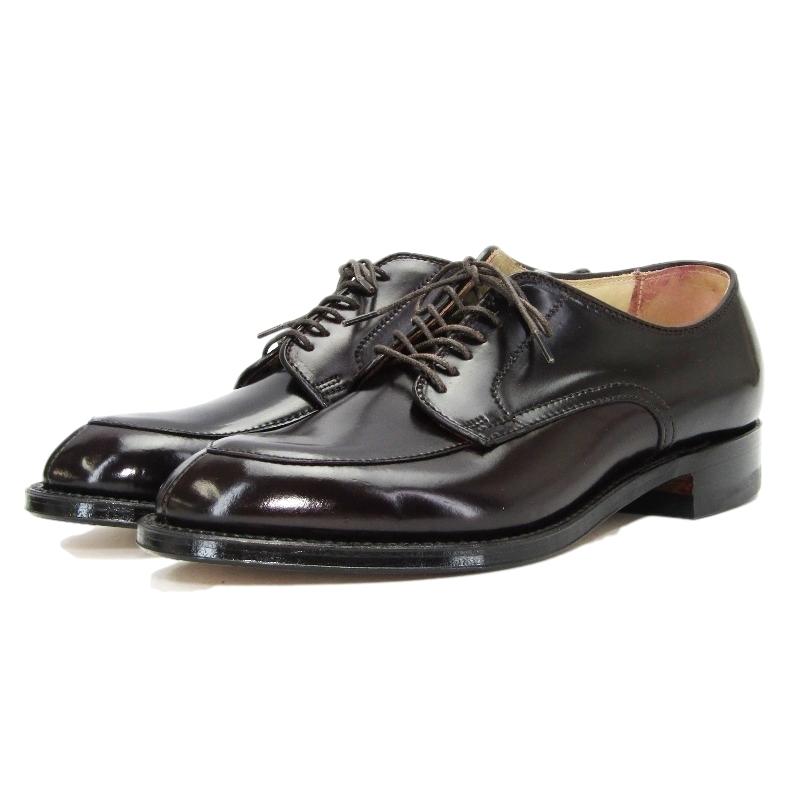未使用 ALDEN オールデン US7D 25cm Vチップ 54321 シェルコードバン 