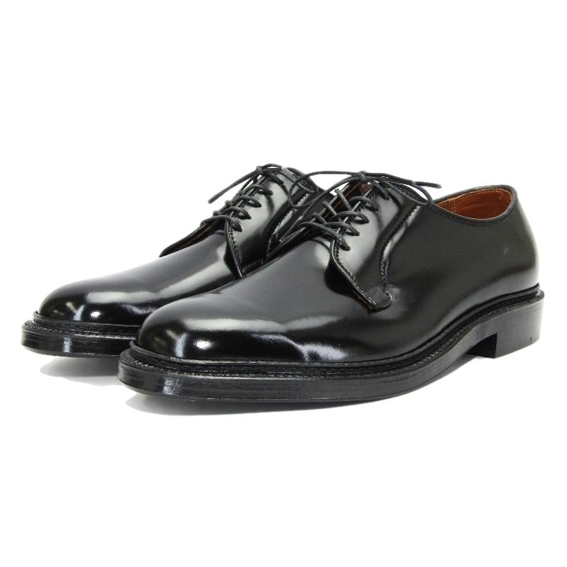 未使用 ALDEN オールデン US7D 25cm プレーントゥ 9901 シェルコード 
