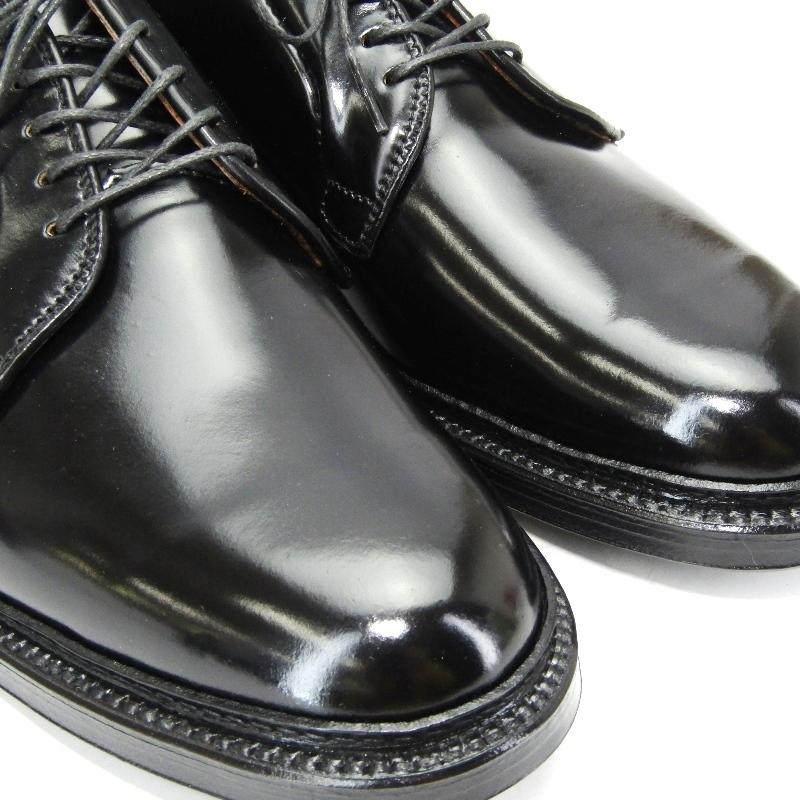 未使用 ALDEN オールデン US7D 25cm プレーントゥ 9901 シェルコード 