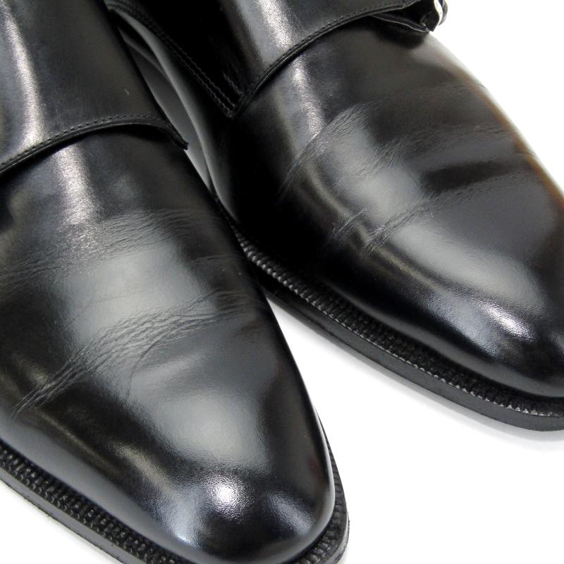 Enzo Bonafe エンツォボナフェ ビームス UK6.5 ダブルモンク DEL SARTO