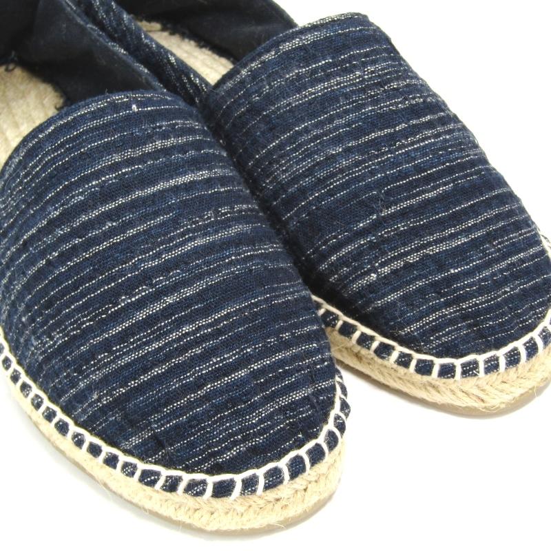 Porter Classic 未使用 ポータークラシック 22.5cm ESPADRILLES KASURI 