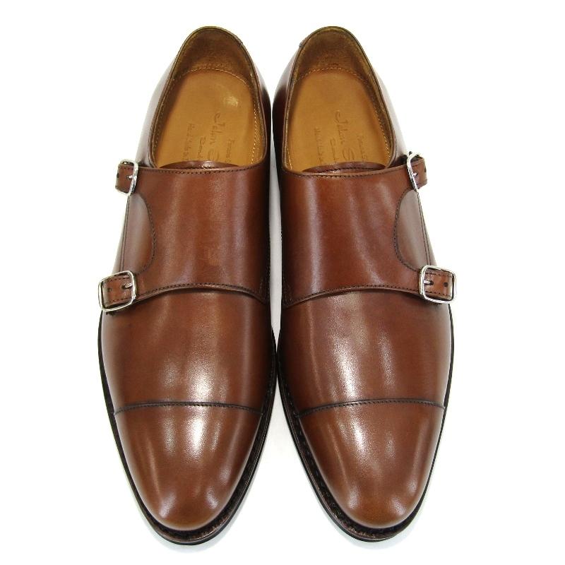 【美品】ジャランスリワヤ/ダブルモンク/UK6.5 25cm JALAN SRIWIJAYA 美品 Jalan Sriwijaya ジャランスリワヤ UK6.5