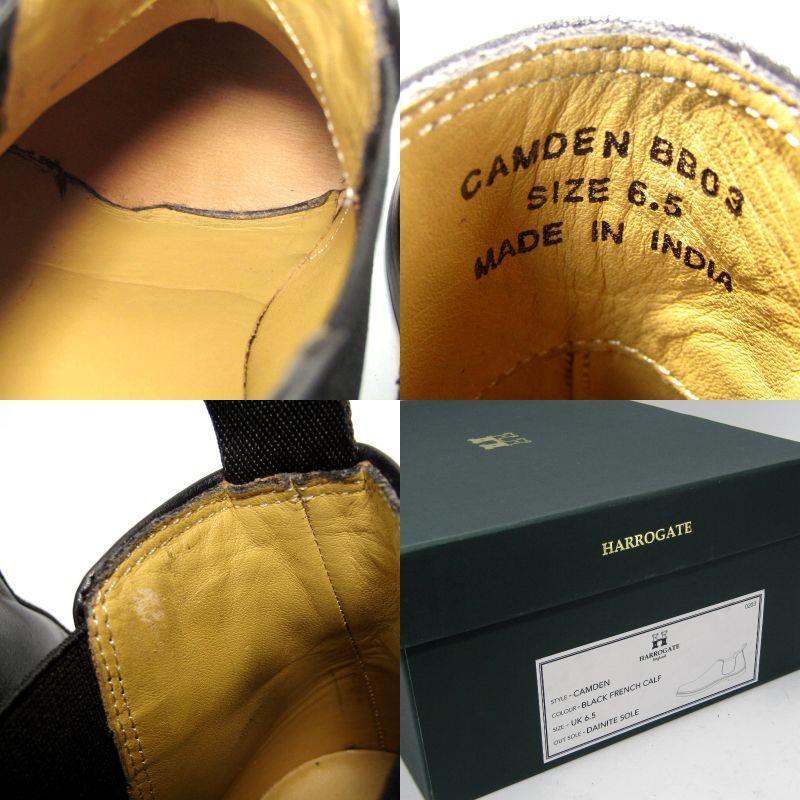 ブリヤンテス・レッド ハロゲイト CAMDEN サイドゴアブーツ UK9