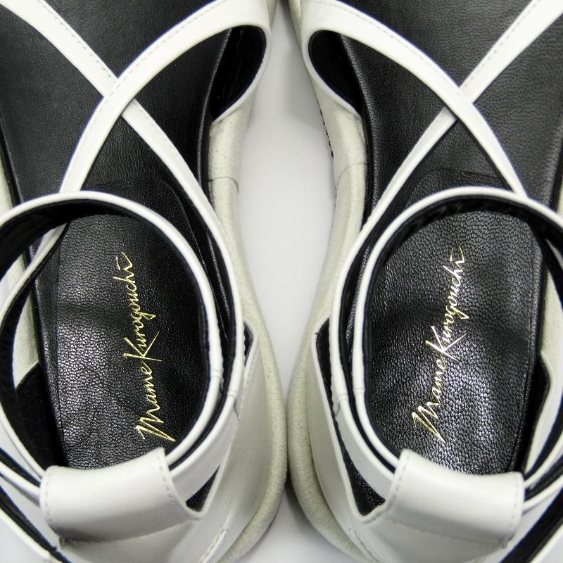 mame kurogouchi ストラップヒールサンダル 未使用 Mame Kurogouchi マメ クロゴウチ 23.5cm アンクルストラップ