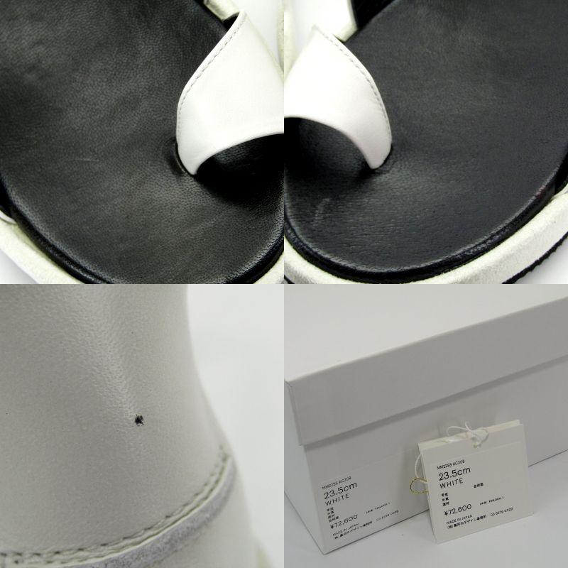 未使用 Mame Kurogouchi マメ クロゴウチ 23.5cm アンクルストラップ