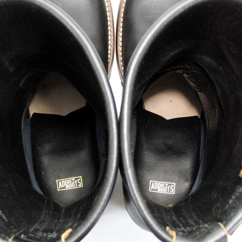 美品 ADDICT BOOTS アディクトブーツ US8D 26cm エンジニア 美品 ADDICT BOOTS アディクトブーツ US8D 26cm エンジニア