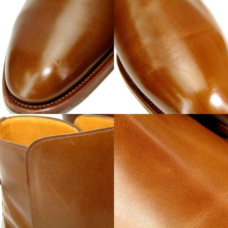 美品 JOHN LOBB ジョンロブ UK7E ジョッパーブーツ JODHPUR カーフ ジョッパー 7000Bラスト アンクルブーツ