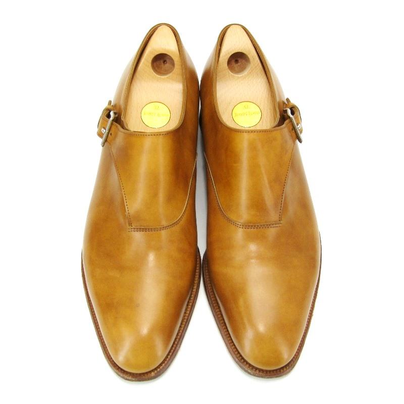 JOHN LOBB 美品 ジョンロブ UK7.5D シングルモンクストラップ JOHN LOBB 美品 ジョンロブ UK7.5D シングルモンクストラップ