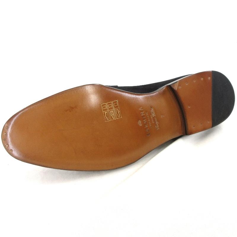 CARMINA 未使用 カルミーナ UK7E ペニーローファー スエード 80191  