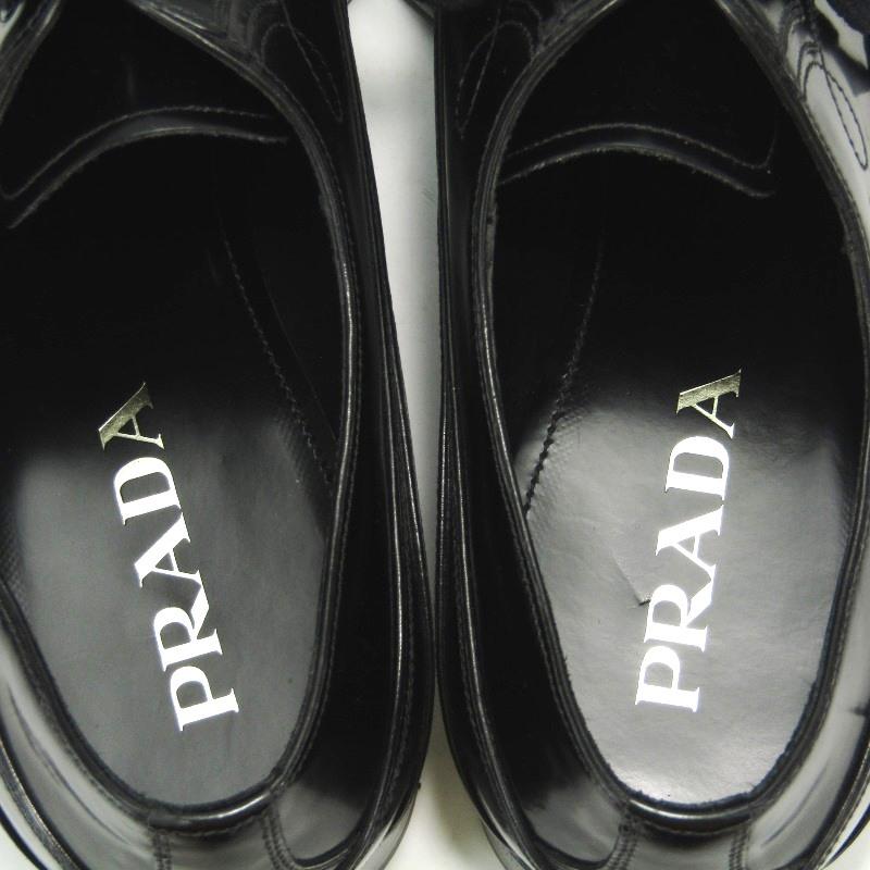 PRADA 美品 プラダ 9 ナイトレザーシューズ 12AW ドレスシューズ PRADA 美品 プラダ 9 ナイトレザーシューズ 12AW ドレスシューズ