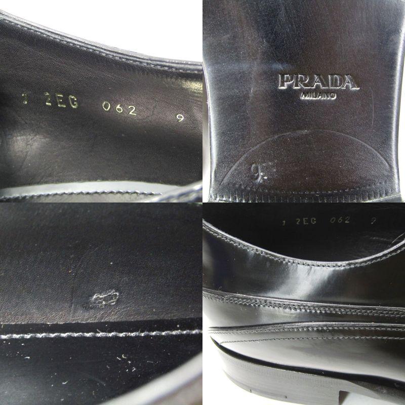 PRADA 美品 プラダ 9 ナイトレザーシューズ 12AW ドレスシューズ PRADA 美品 プラダ 9 ナイトレザーシューズ 12AW ドレスシューズ