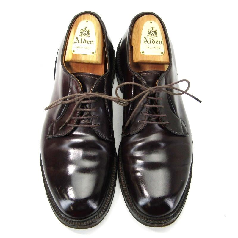 ALDEN Alden オールデン US7E 25cm プレーントゥ 990 シェルコードバン 