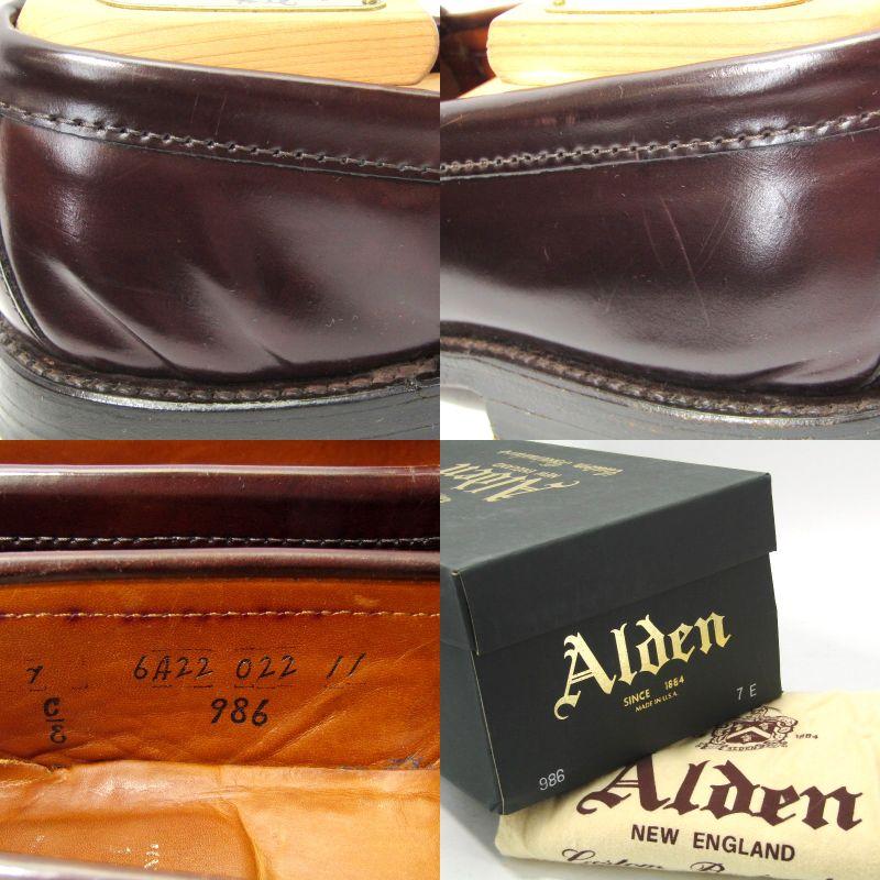 ALDEN Alden オールデン US7E 25cm ペニーローファー 986 シェル