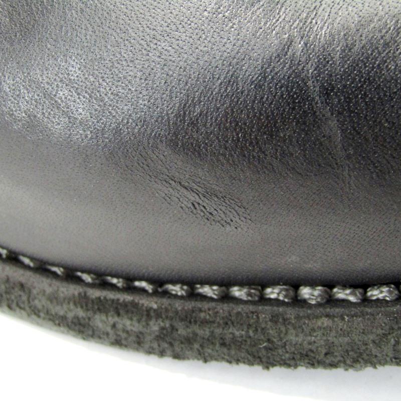 美品 GUIDI グイディ 43 デコルテソールシューズ ホースレザー 美品 GUIDI グイディ 43 デコルテソールシューズ ホースレザー