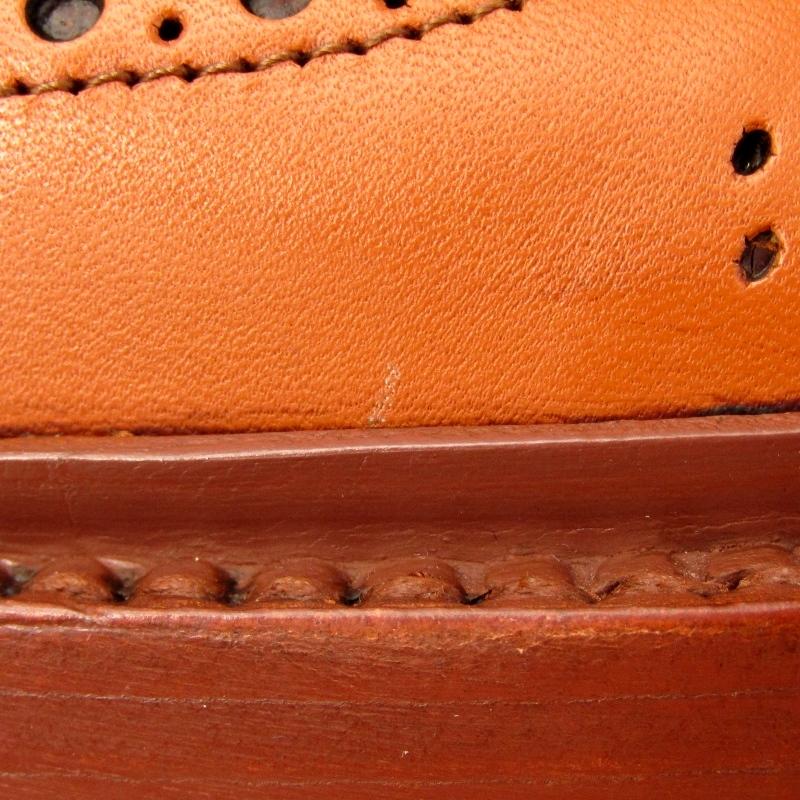 未使用 Tricker's トリッカーズ UK6 ダービーブローグ 5633/68 BOURTON バートン 短靴 レザーソール シーシェイド