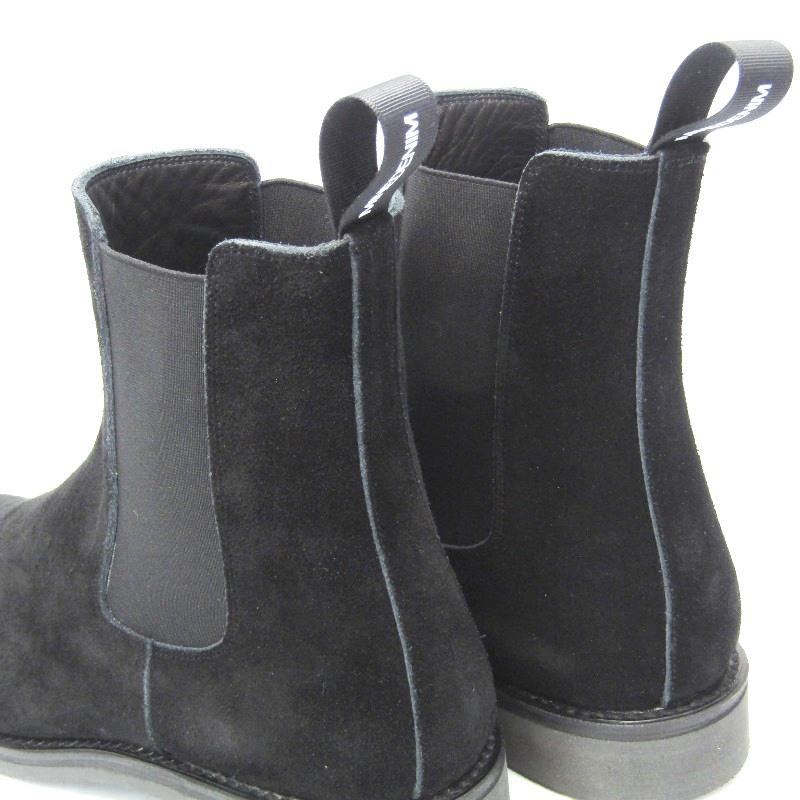 MINEDENIM マインデニム サイドゴアブーツ ブラック　41 未使用 MINEDENIM マインデニム 41 Side Gore Boots Suede