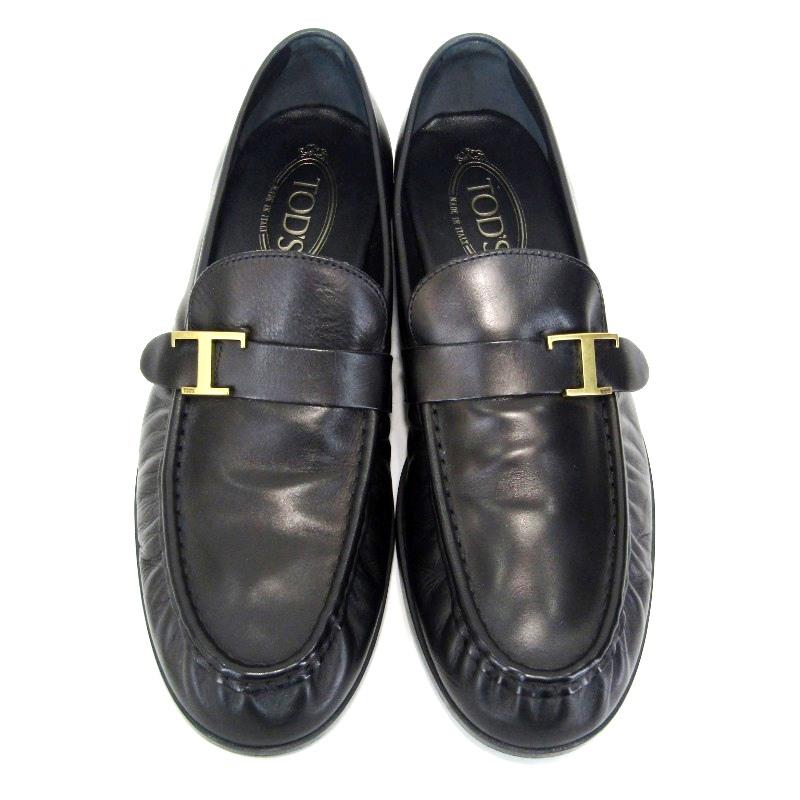 Tod's トッズ UK7.5 T タイムレス レザーローファー Tod's トッズ UK7.5 T タイムレス レザーローファー