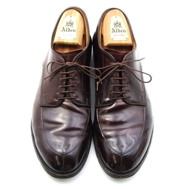 Alden SHIPS 別注 Vチップ コードバン 9D