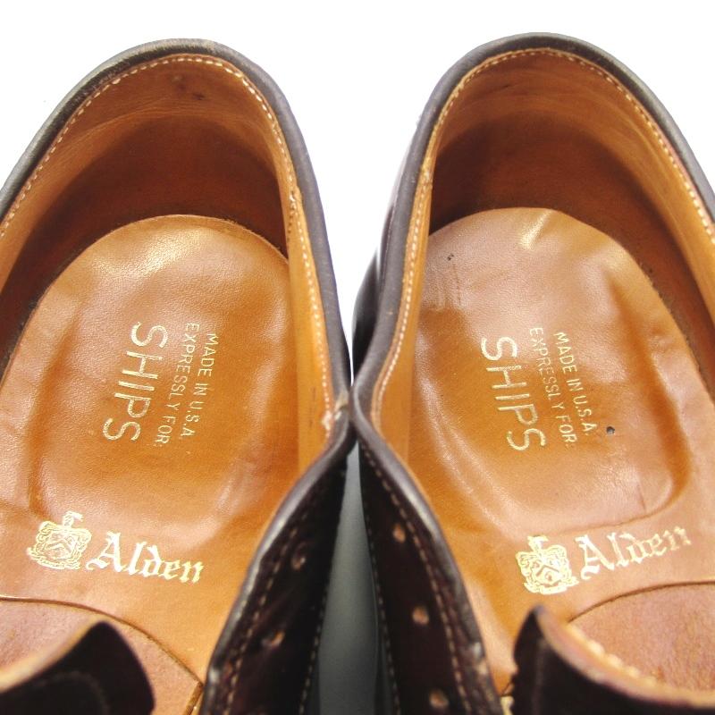 Alden SHIPS 別注 Vチップ コードバン 9D