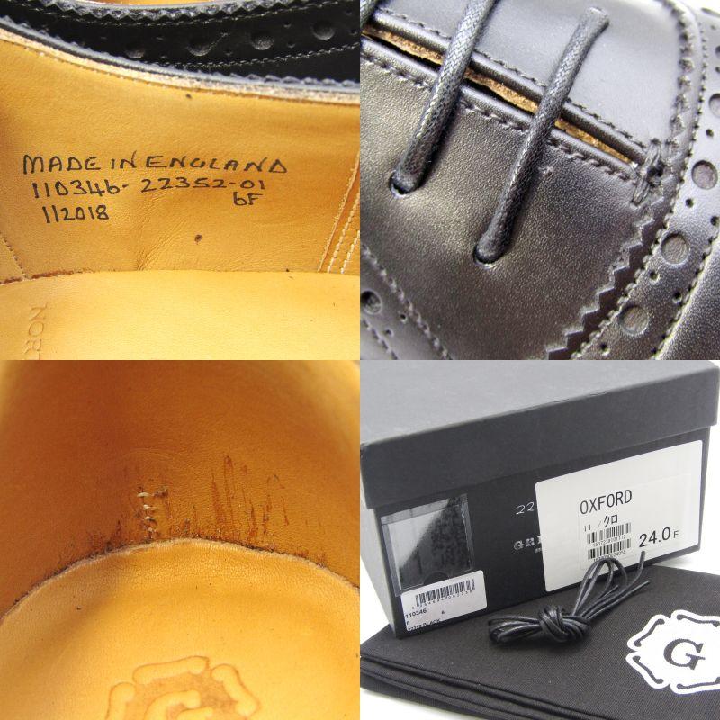 た*や様 【新品未使用】グレンソン　セミブローグ　定価149,600円　英国製 未使用 GRENSON グレンソン UK6F セミブローグ 22352 OXFORD カーフ