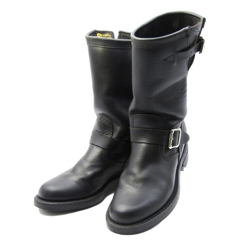Chippewa エンジニアブーツ　25.5センチ チペワ Chippewa エンジニアブーツ 7 1/2E 良品 25 5cm ブラック
