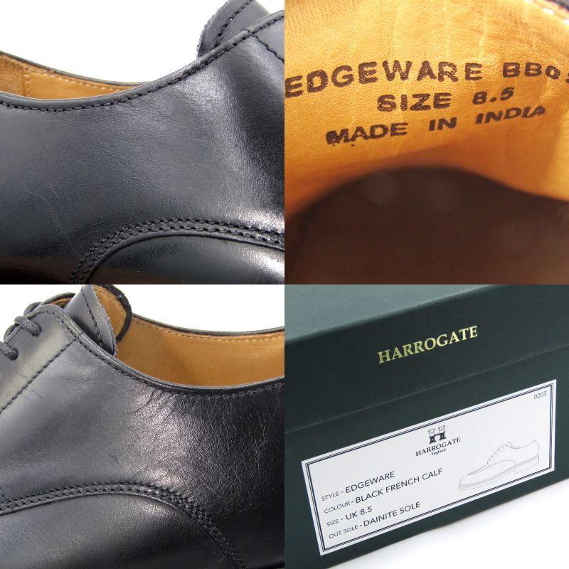 【新品未使用】HARROGATE　Uチップ　EDGEWARE　UK8.5 未使用 HARROGATE ハロゲイト UK8.5 Uチップシューズ EDGEWARE