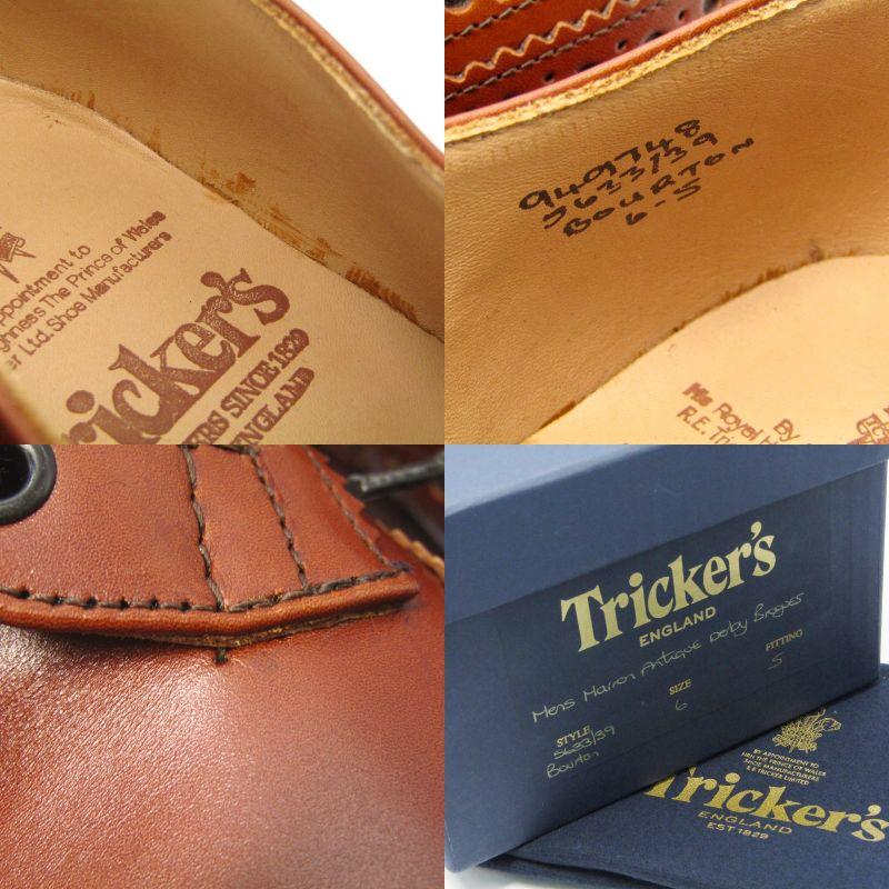 Tricker's Bourton トリッカーズ バートンUK6 トリッカーズ バートン|BOURTON ACORN ウィングチップ メンズ