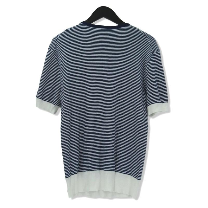 Letroyes ルトロワ コットンニットTシャツ フランス製 カットソー Thomas Shortクルーネック ニットTシャツ／Letroyes（ルトロワ