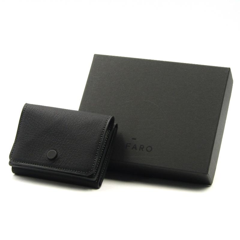 FARO 未使用 ファーロ 1_W03_01 Compact Wallet F2031W301 ミニ財布 