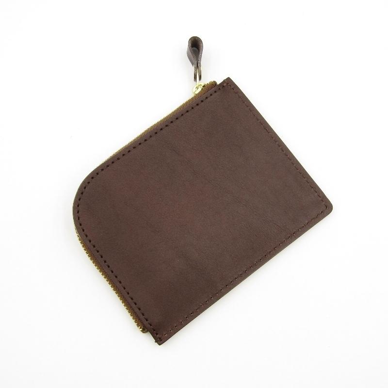 土屋鞄 財布 ナチューラ Natura ヌメ革 Lファスナー チョコ 新品 土屋