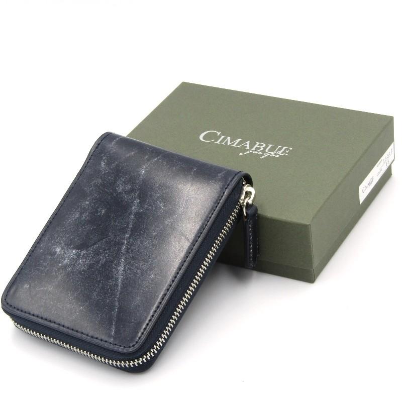 未使用 CIMABUE チマブエ 二つ折り財布 15312 ブライドル ラウンド 