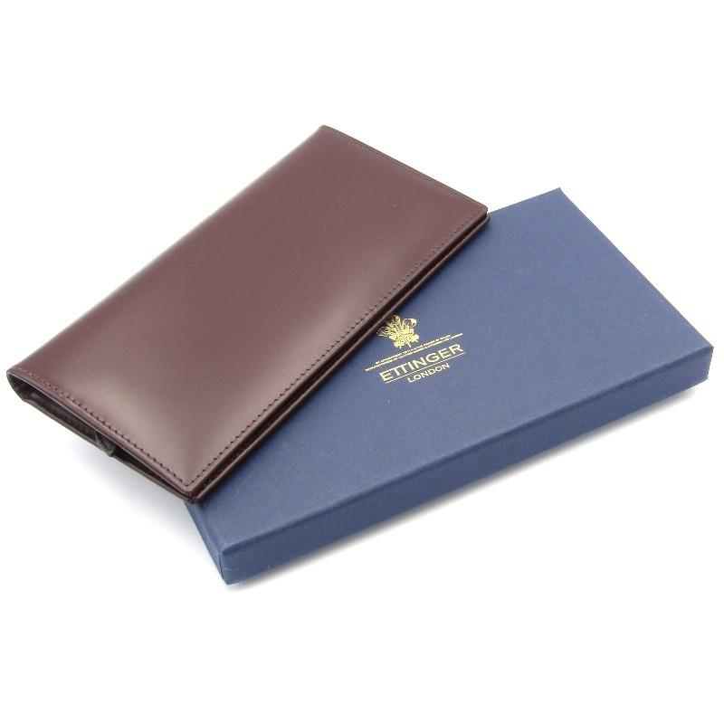 未使用 Ettinger エッティンガー 長財布 ブライドル 三越伊勢丹別注 復刻ロゴ カーフ ブラウン 茶 レザー 革 中古 クラシック 通販 Yahoo ショッピング