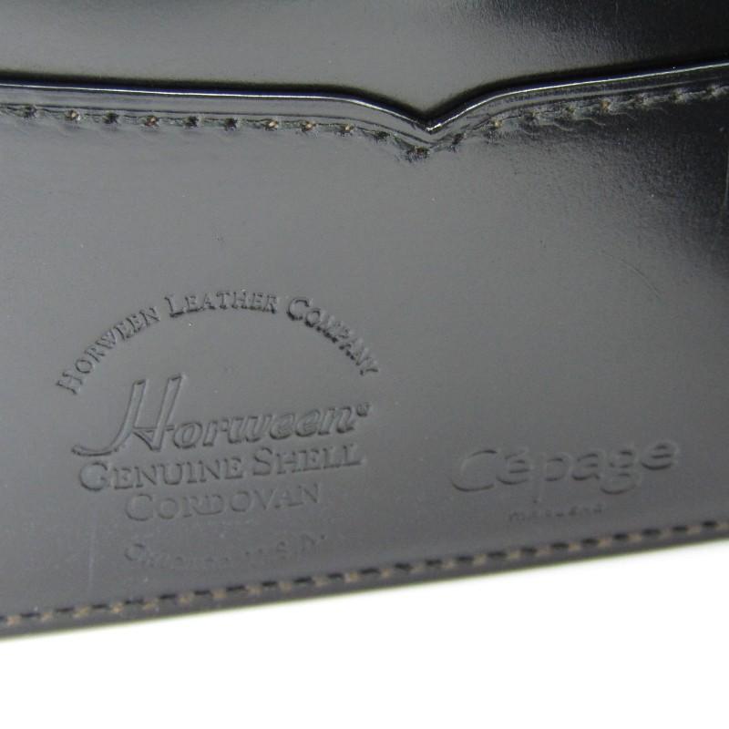 Cepage セパージュ 二つ折り財布 札入れ ホーウィン社 シェル Cepage セパージュ 二つ折り財布 札入れ ホーウィン社 シェル