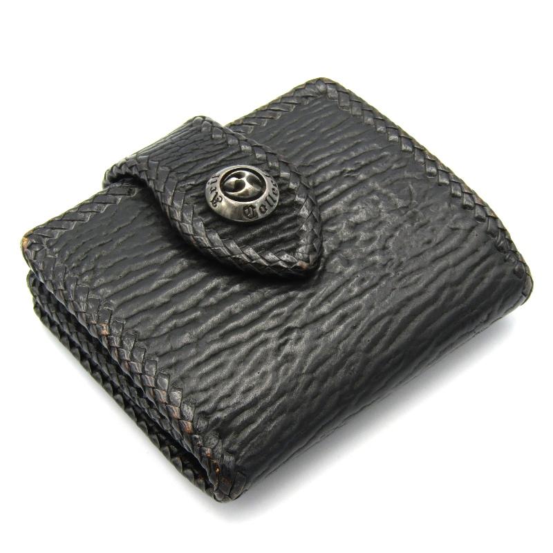 SAAD / Arif Collection サード 二つ折り財布 シャークスキン SV SAAD / Arif Collection サード 二つ折り財布 シャークスキン SV