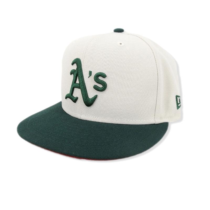 NEW ERA 美品 ニューエラ ベースボールキャップ オークランド NEW ERA 美品 ニューエラ ベースボールキャップ オークランド