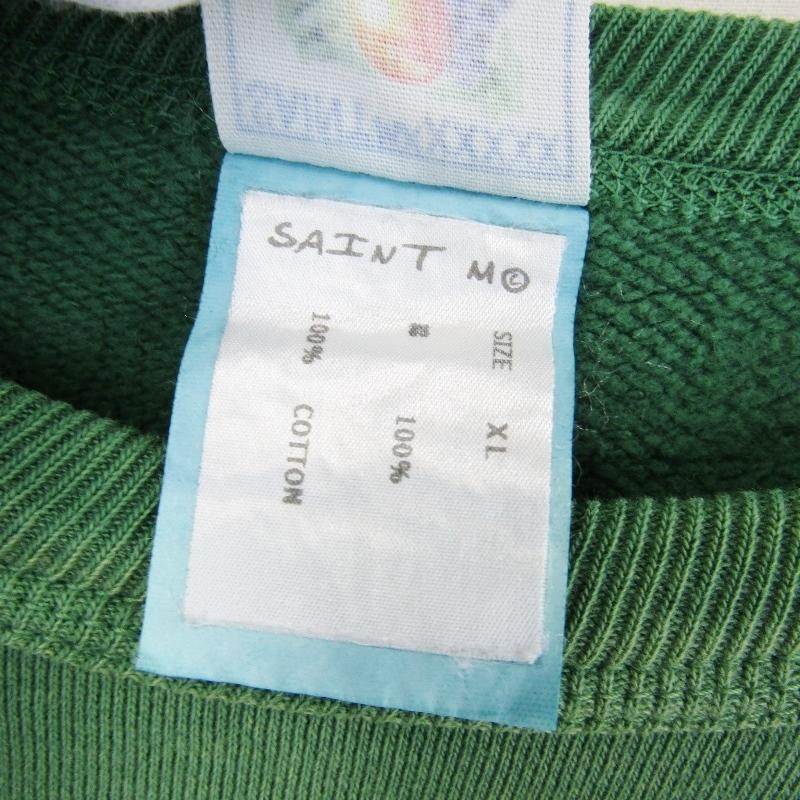 美品 SAINT Mxxxxxx セントマイケル スウェット SM-A23-0000-021 CREW  