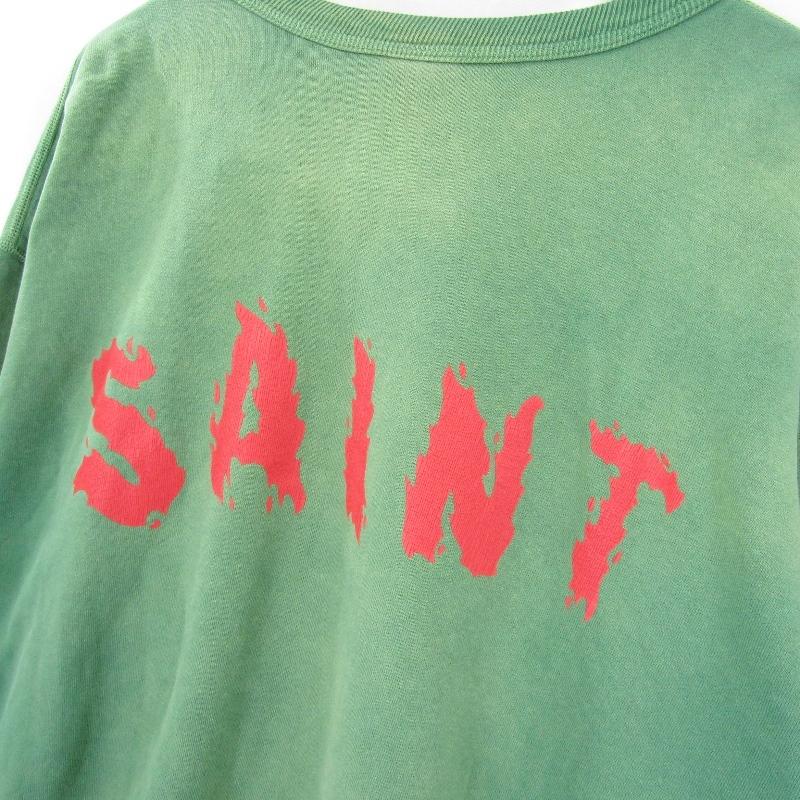 美品 SAINT Mxxxxxx セントマイケル スウェット SM-A23-0000-021 CREW  
