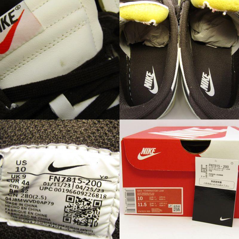 NIKE 美品 ナイキ 28cm TERMINATOR LOW CROC FN7815-200
