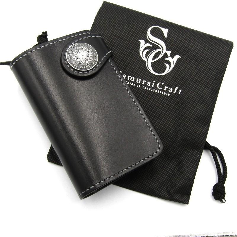 未使用 Samurai Craft サムライクラフト 二つ折り財布 ミドル