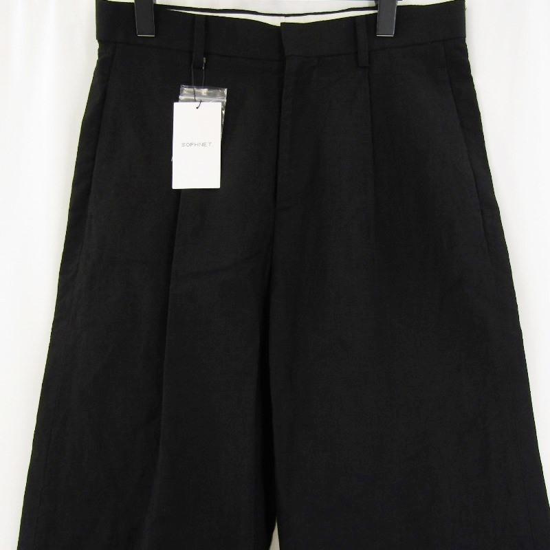 未使用 SOPHNET. ソフネット LINEN WOOL 1TUCK SLACKS SOPH-250022 1